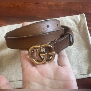 Gucci belt brand new brown size 85